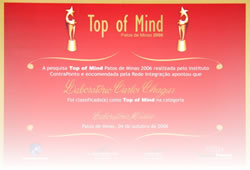 Top of Mind 2006 - Carlos Chagas Medicina Laboratorial